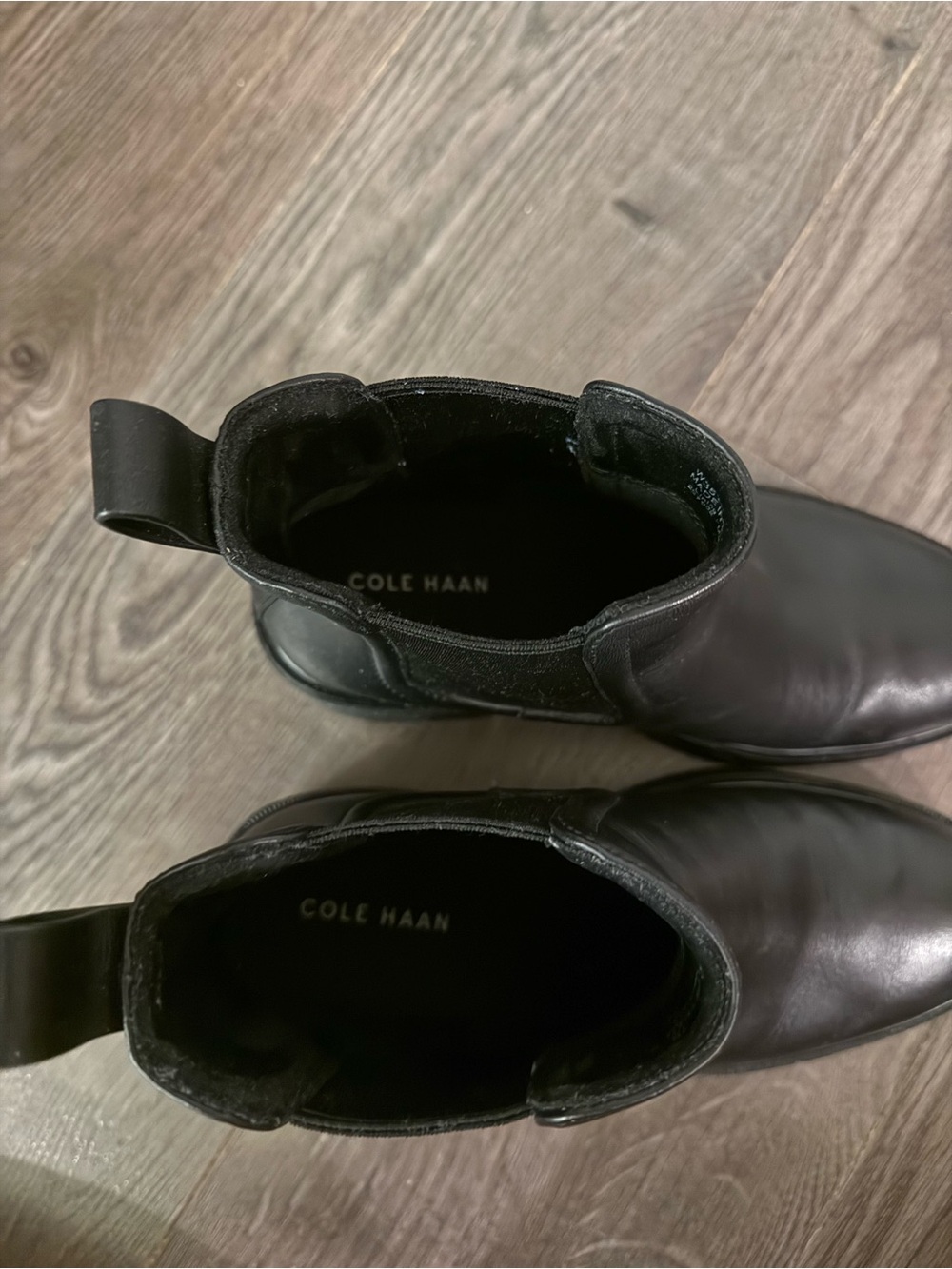 Cole Haan Black Leather Waterproof Women’s Boots - Picture 4 of 7